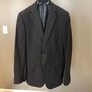 Banana Republic charcoal suit